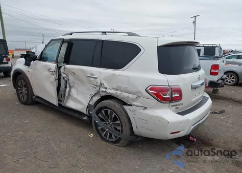 2018 Nissan Armada Sl z USA, uszkodzony, nr VIN JN8AY2ND6J9060080